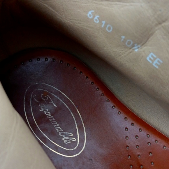 FACONNABLE Men's Genuine Leather Brown Chukka Boots (Italy) # 6610 - Picture 9 of 17